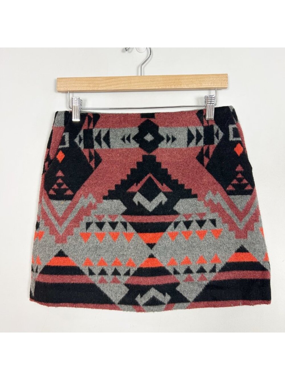 Gap Southwestern Ski Mini Skirt Aztec Fall Winter Size 2 Women's
